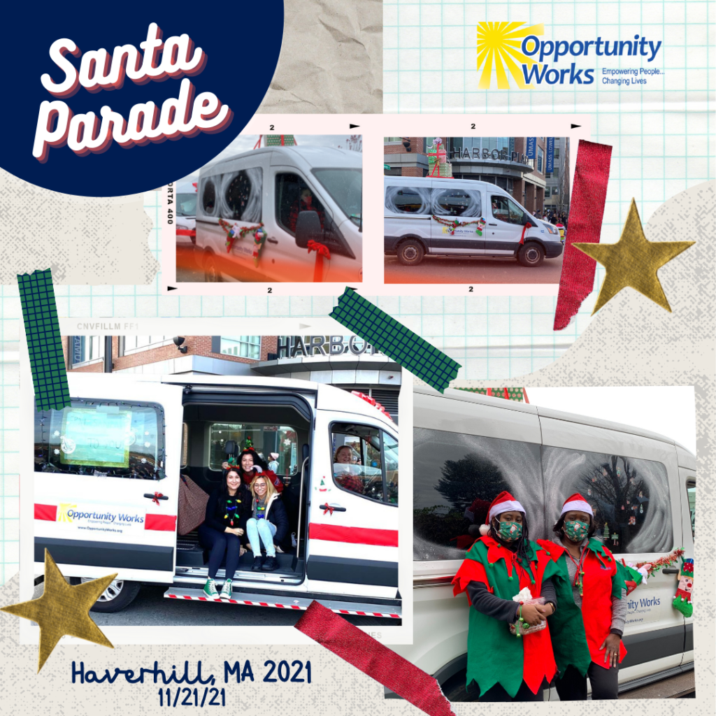 Haverhill Santa Parade 11/21/21 Opportunity Works